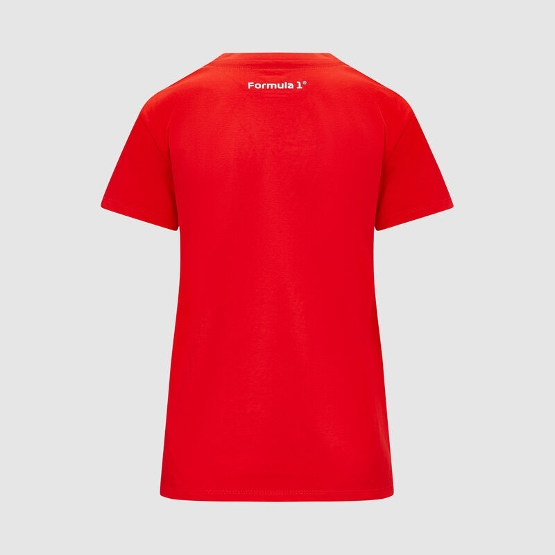 F1 FW WOMENS LOGO TEE - red